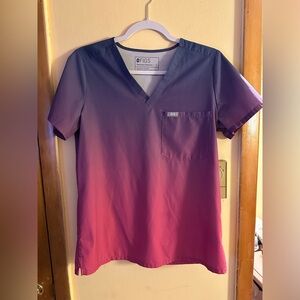 Figs sunset Catarina scrub top